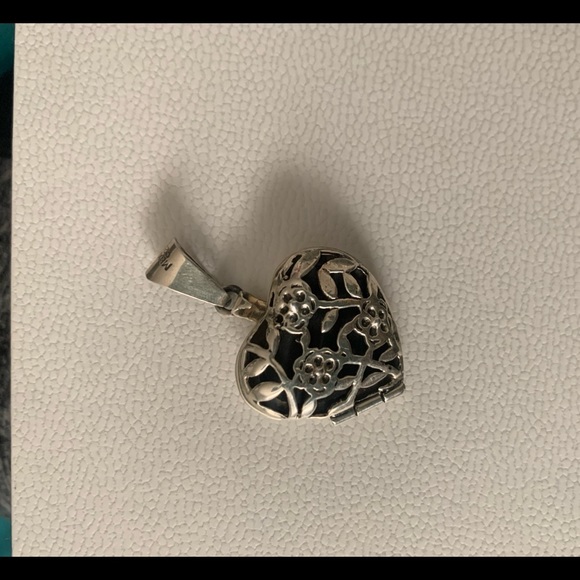 Heart locket pendant .925 sterling silver - Picture 4 of 7